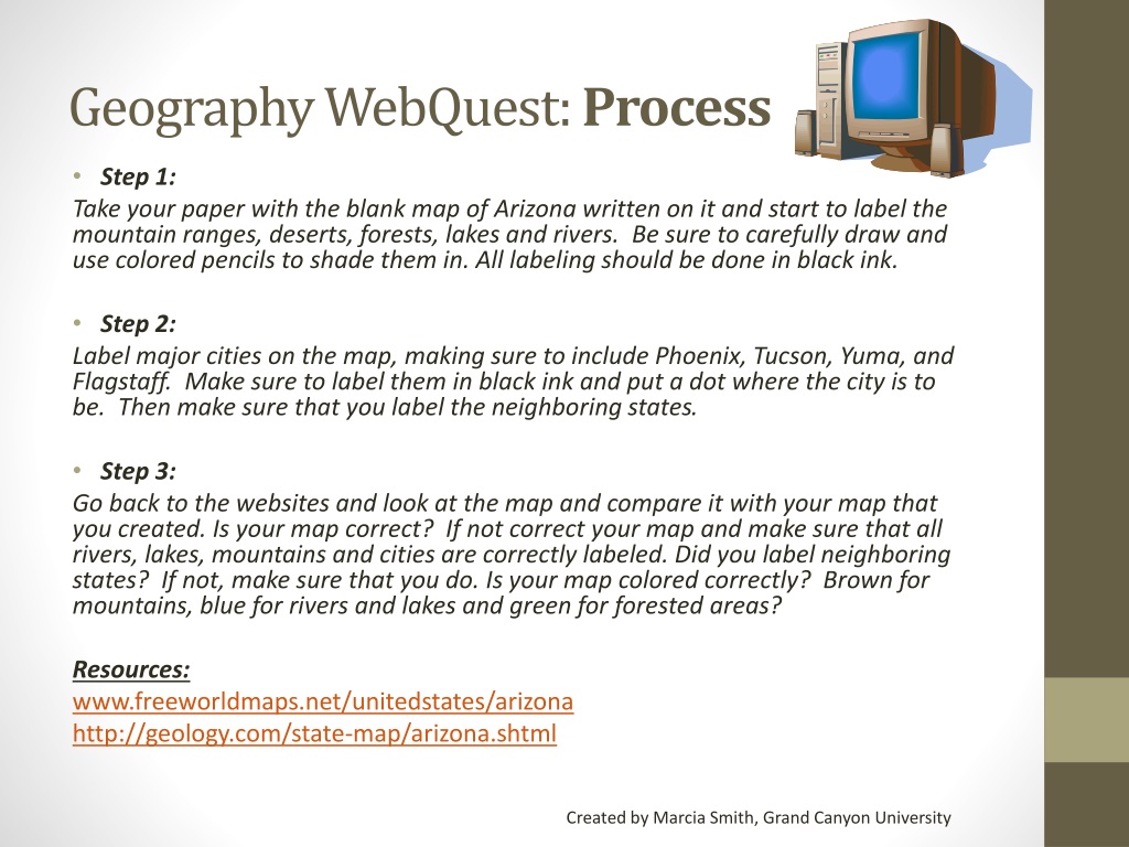 PPT WebQuests PowerPoint Free Download ID 1527491 Geography Webquest Process L 