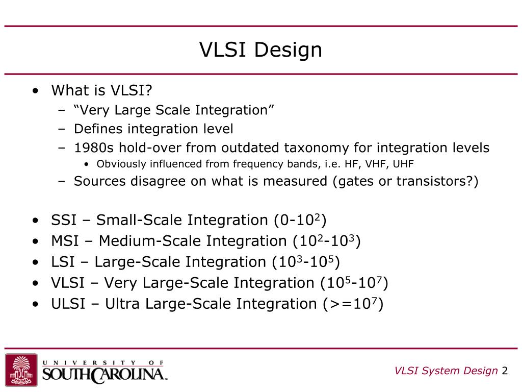Ppt Csce 612 Vlsi System Design Powerpoint Presentation