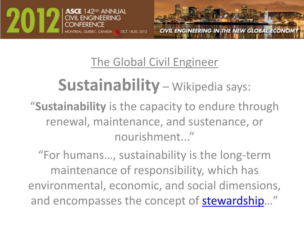Ppt Welcome To The Asce 142 Nd Annual Civil Engineering
