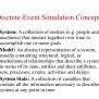 PPT - DISCRETE-EVENT SIMULATION CONCEPTS And EVENT SCHEDULING ALGORITHM ...