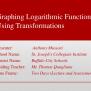 PPT - Graphing Logarithmic Functions Using Transformations PowerPoint ...