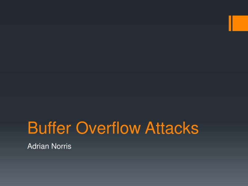 Buffer Overflow Attacks Ppt - Classic Sunset Pattern - 4K