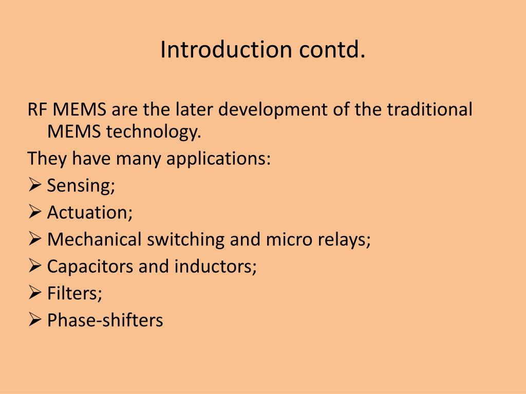 Ppt Eee529 Microsystems Powerpoint Presentation Free