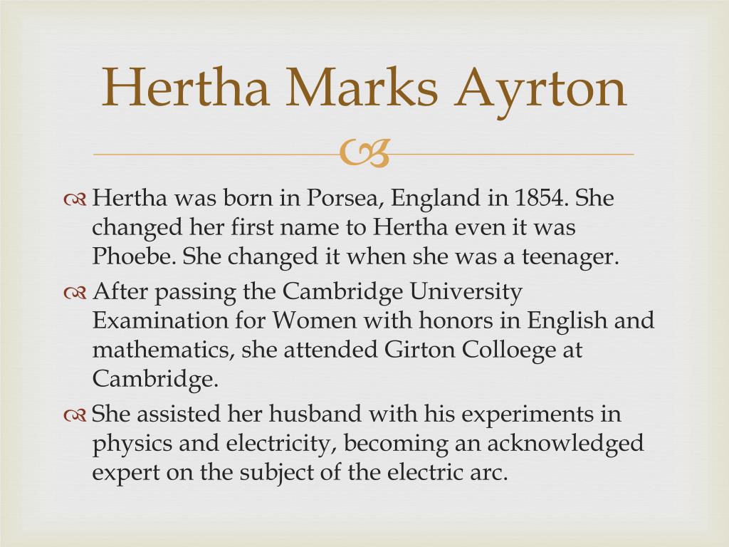 Use this primary source to learn about hertha marks ayrton a british engineer,. Hertha Ayrton Electric Arc : Science Museum Group Journal