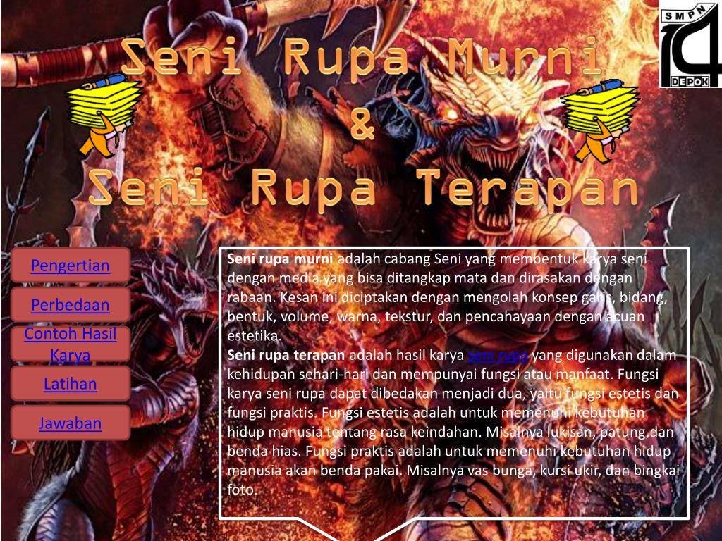 Jelaskan apa yang dimaksud dengan seni rupa murni dan seni rupa terapan! Ppt Seni Rupa Murni Seni Rupa Terapan Powerpoint Presentation Free Download Id 2164341