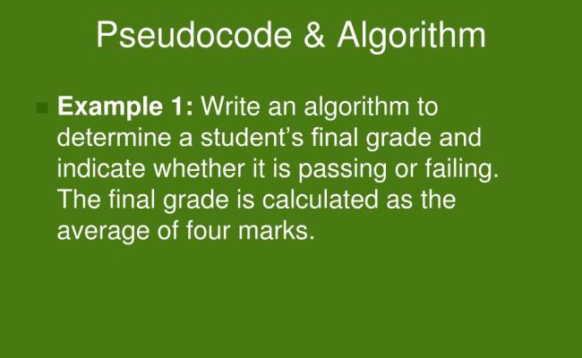 PPT - ALGORITHMS AND FLOWCHARTS PowerPoint Presentation, Free Download - ID:2168971