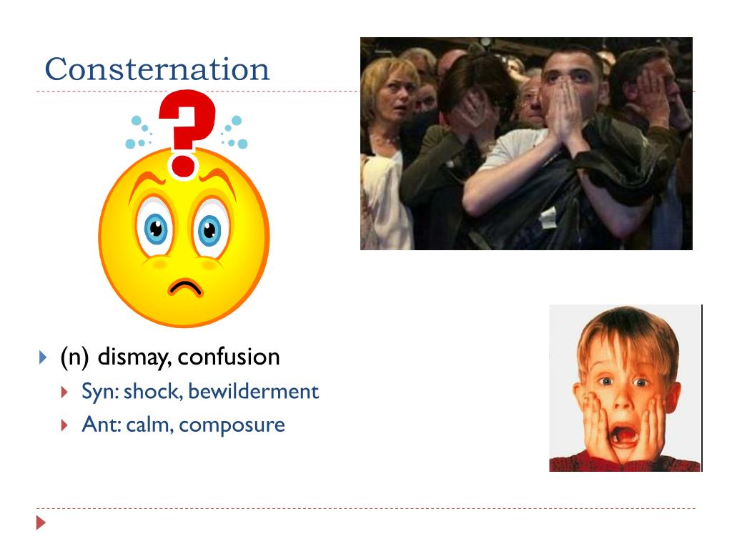 Consternation define