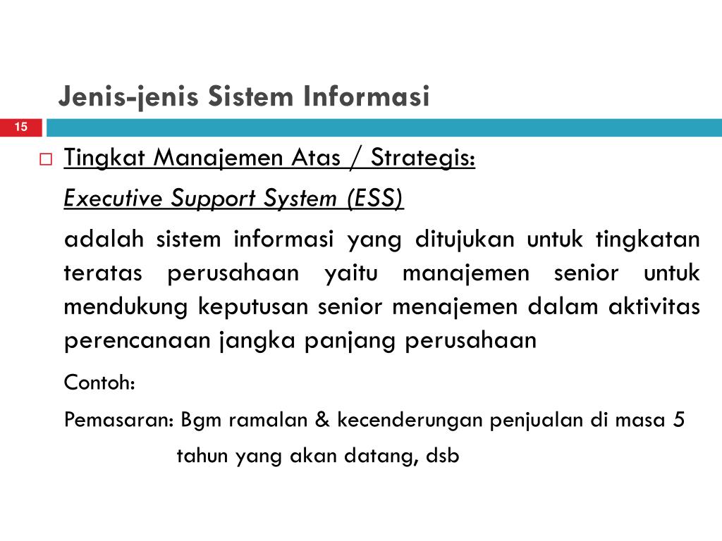 Dalam bidang jasa general trade yang berhubungan pada barang perdagangan dengan sistem jual beli. PPT - Jenis & Kegiatan Sistem Informasi pada level-level