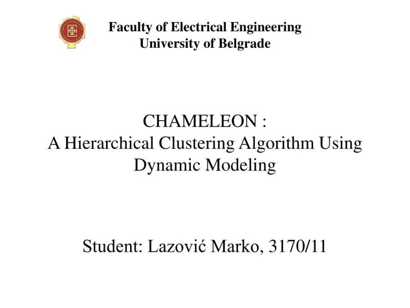 Ppt Chameleon A Hierarchical Clustering Algorithm Using Dynamic Modeling Powerpoint - Premium City Photo Gallery - 8K