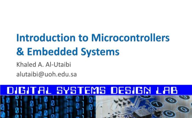 PPT - Introduction To Microcontrollers & Embedded Systems PowerPoint ...