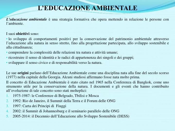 Ppt - L'educazione Ambientale Powerpoint Presentation, Free Download - Id:2366688 540_x_720_jpg