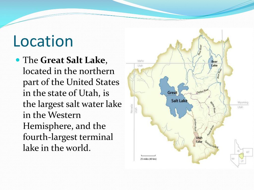 PPT The Great Salt Lake Powerpoint Free Download ID Location L.