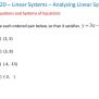 PPT - MPM2D – Linear Systems – Analyzing Linear Systems PowerPoint ...