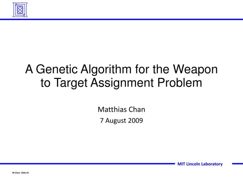 Pdf Exact And Heuristic Algorithms For The Weapon Target Assignment Problem - Mountain Illustration Collection - High Resolution Quality