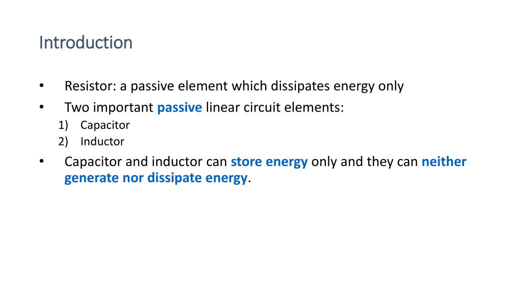 Ppt Capacitors And Inductors Powerpoint Presentation Free