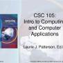 PPT - CSC 105: Intro To Computing And Computer Applications PowerPoint ...