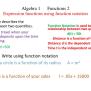 PPT - Algebra 1 Functions 2 Expression Functions Using Function ...