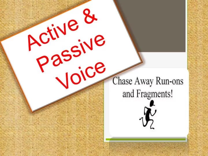 Be + past participle object subject the bread is baked by the baker. Ppt Active Passive Voice Powerpoint Presentation Free Download Id 2870921