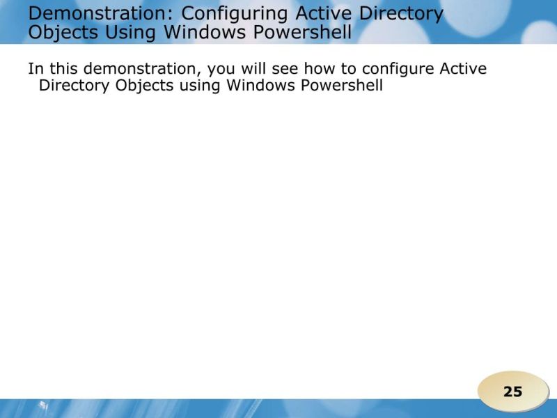 Ppt Module 3 Configuring Active Directory Objects And Trusts - Modern Ultra HD Light Images | Free Download