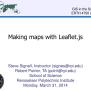 PPT - Making Maps With Leaflet.js PowerPoint Presentation, Free ...