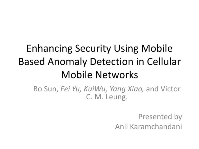 Ppt Enhancing Security Using Mobile Based Anomaly Detection In - Stunning Sunset Texture - Ultra HD