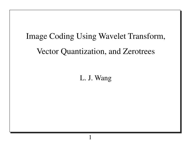 Ppt Embedded Image Coding Using Zero Trees Of Wavelet Transform - Dark Pattern Collection - Desktop Quality