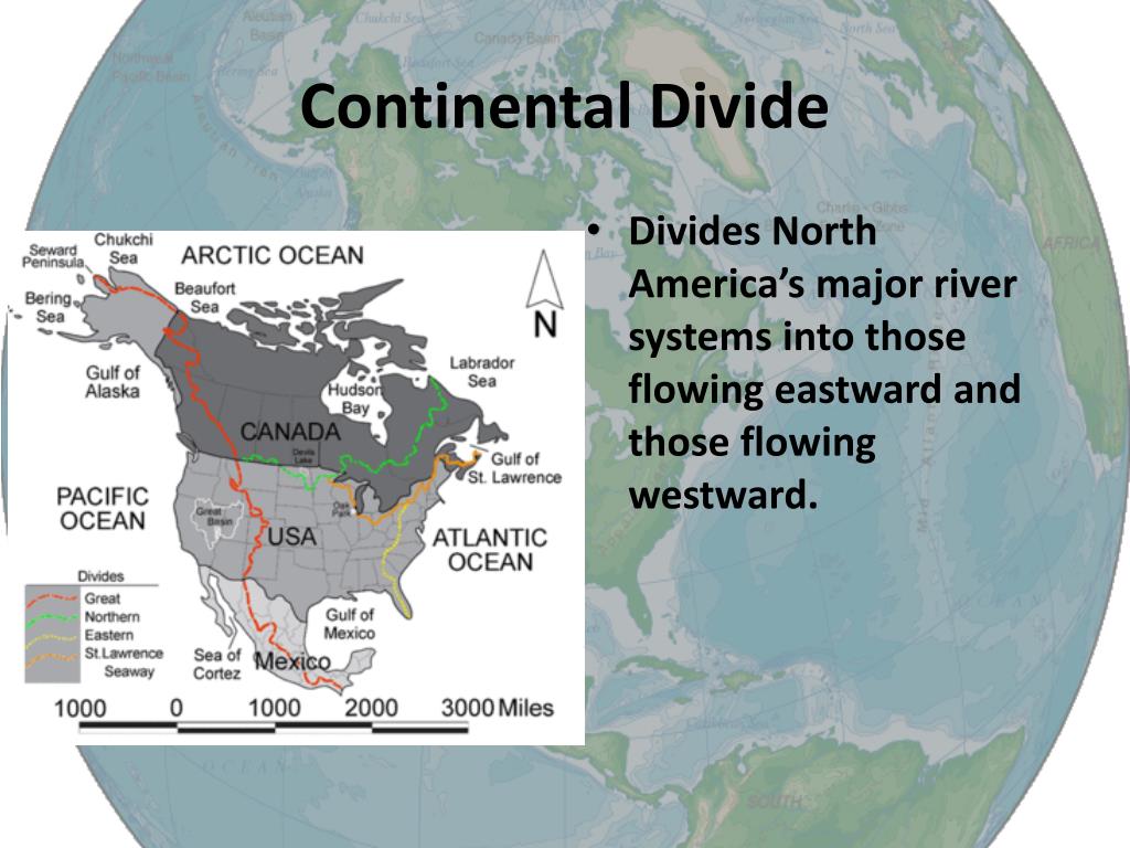 US Continental Divide Map Exploring Americas Backbone Continental Divide L 