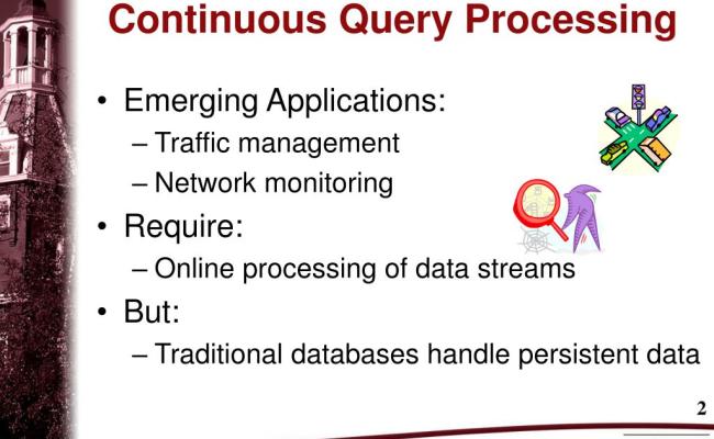 PPT - Continuous Query Language: From CQL To CAPE Algebra Plans PowerPoint Presentation - ID:3278953
