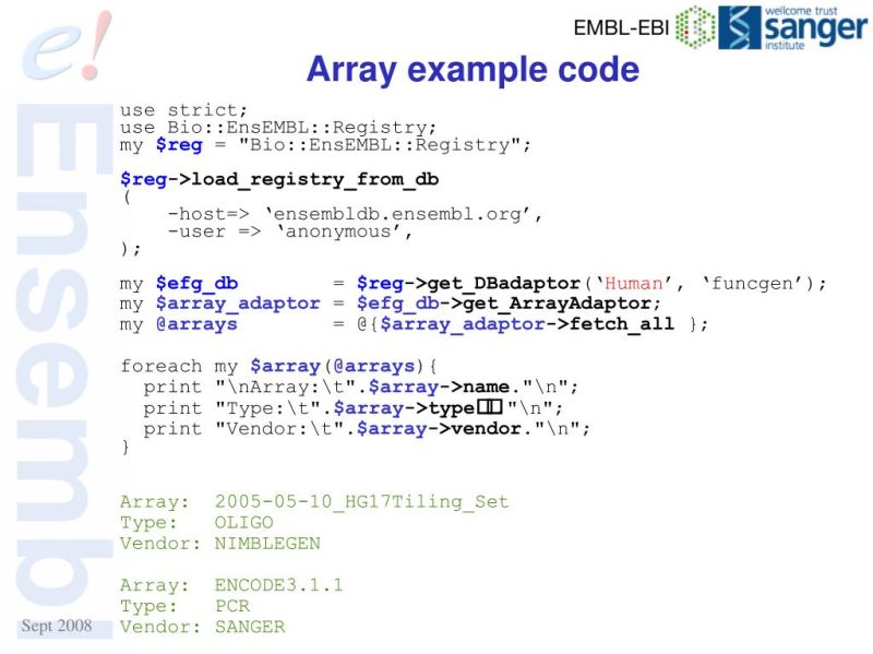 Ppt Ensembl Funcgen Perl Api Powerpoint Presentation Free Download - Premium Abstract Background Gallery - High Resolution