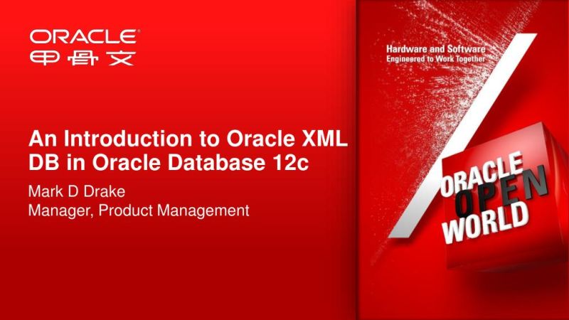 Ppt An Introduction To Oracle Xml Db In Oracle Database 12c - Best Ocean Images in Mobile