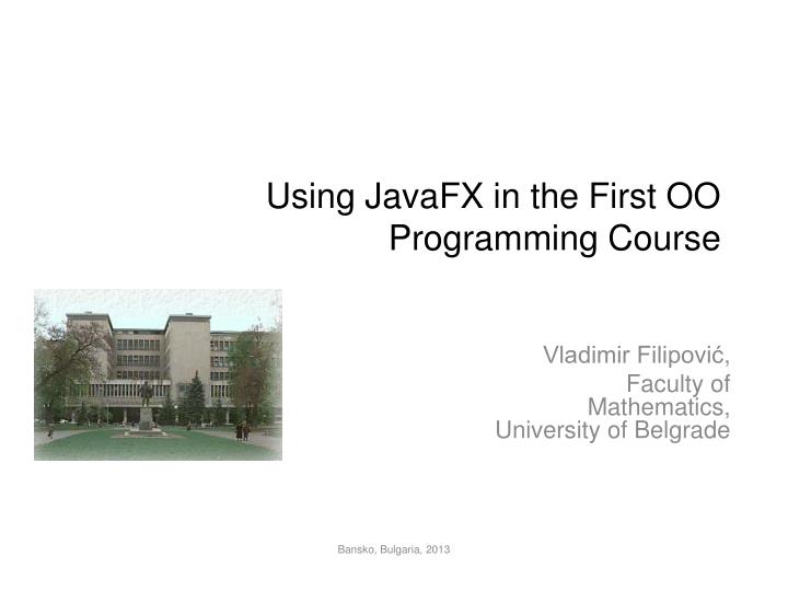 Ppt Using Javafx In The First Oo Programming Course Powerpoint - Premium Geometric Texture Gallery - Retina
