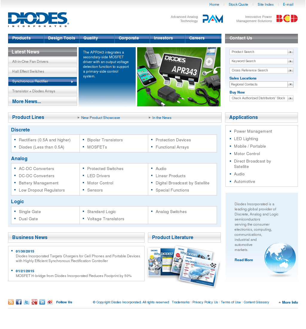 Diodes Competitors Revenue And Employees Owler Company