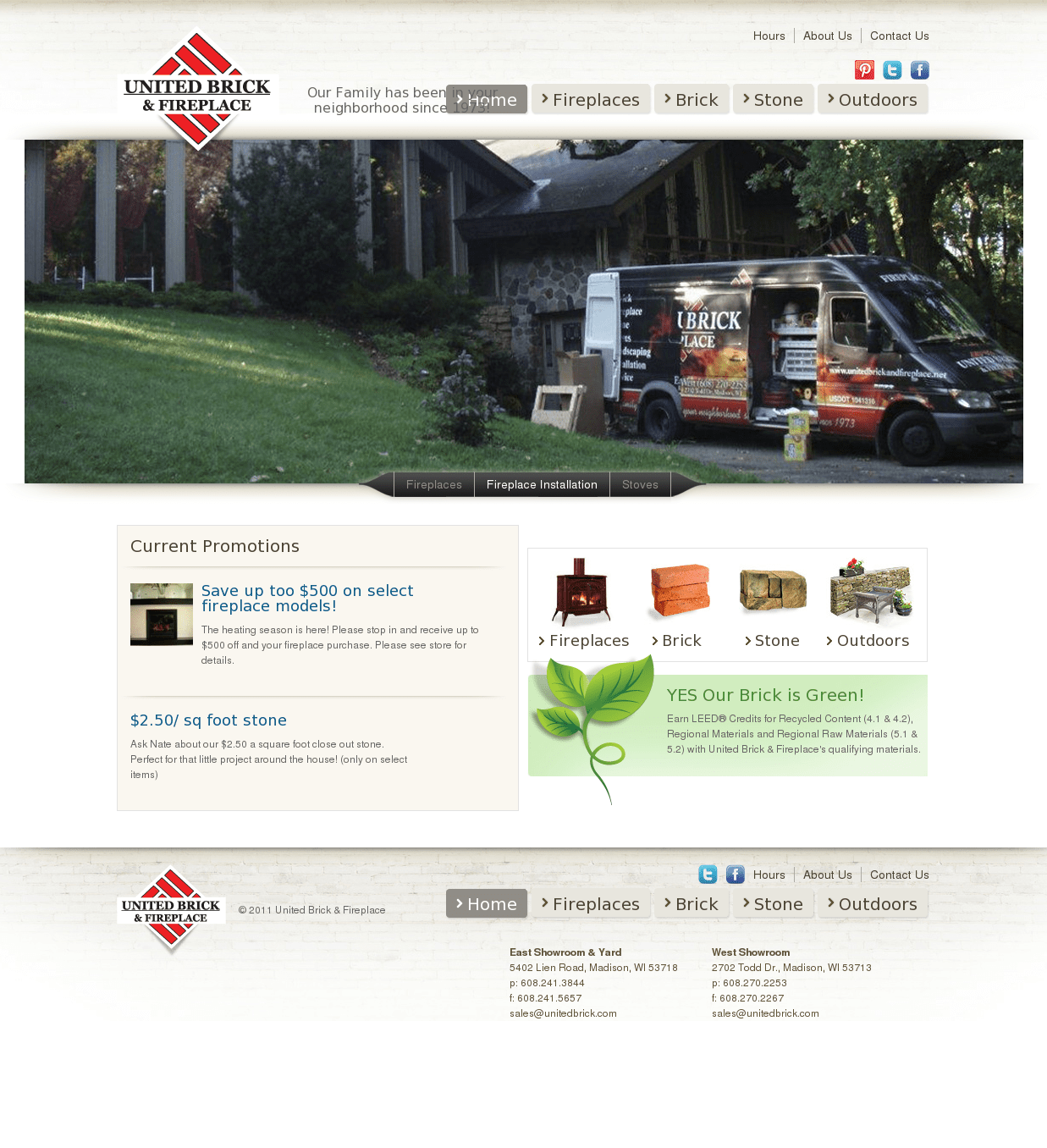 United Brick And Fireplace In Madison Wi