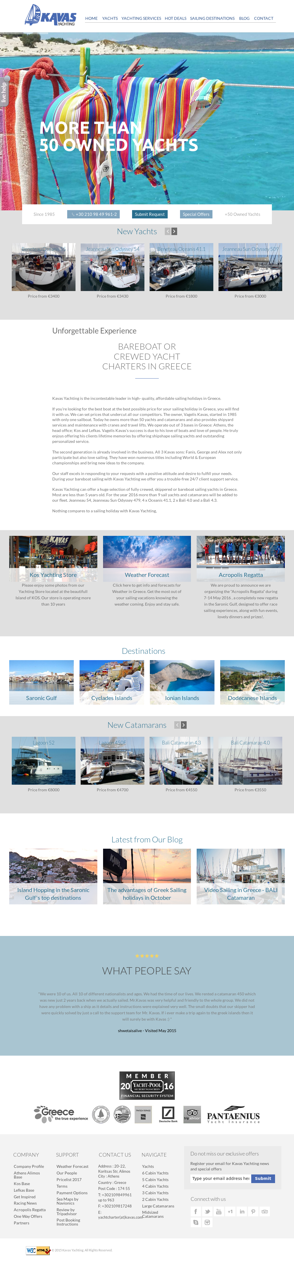 Kavas Yachting Competitors Revenue And Employees Owler Company