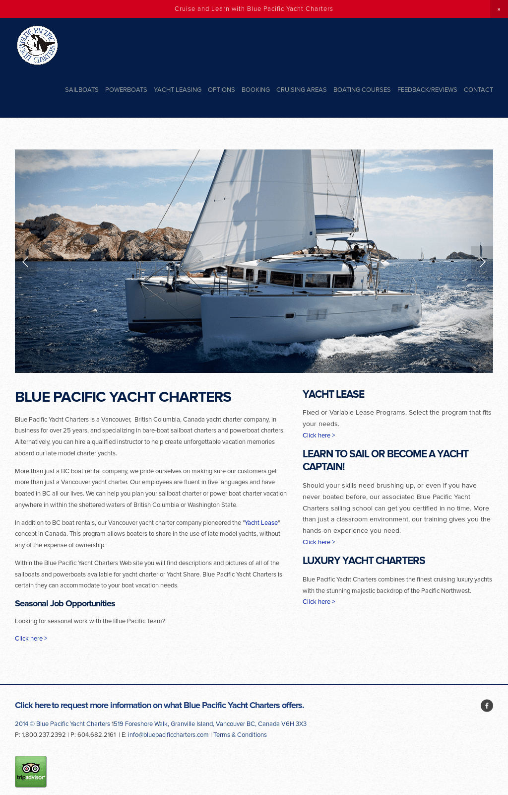 Blue Pacific Yacht Charters Competitors Revenue And Employees