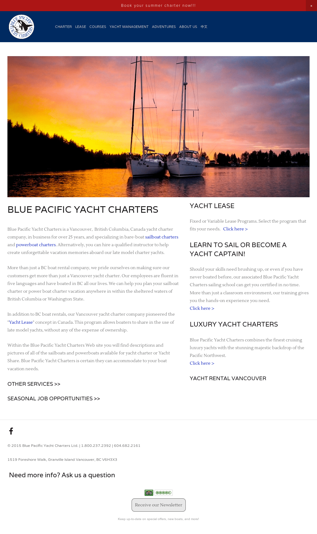 Blue Pacific Yacht Charters Competitors Revenue And Employees