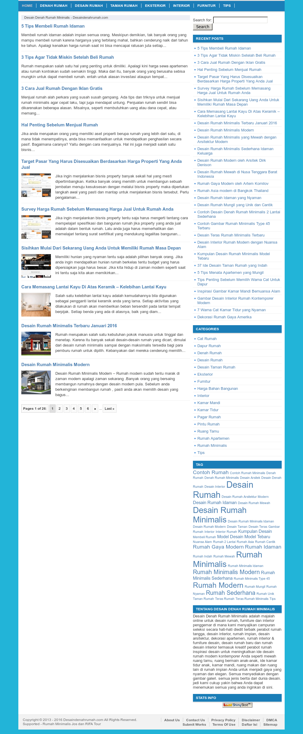 Gratis Download Gambar Arsitektur Rumah Sederhana Minimalis 1 Lantai 3 Kamar Terbaru by Lampung Hits