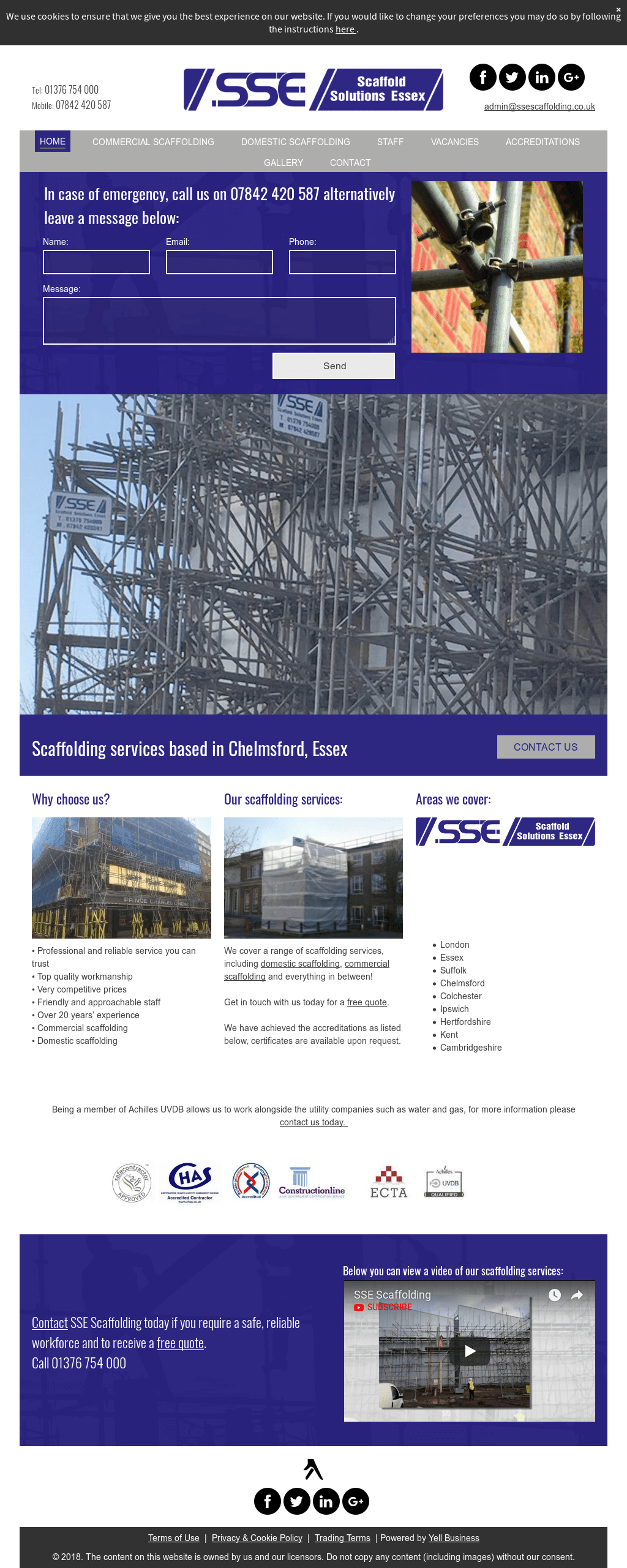 Scaffold Solutions Essex Competitors Revenue And Employees