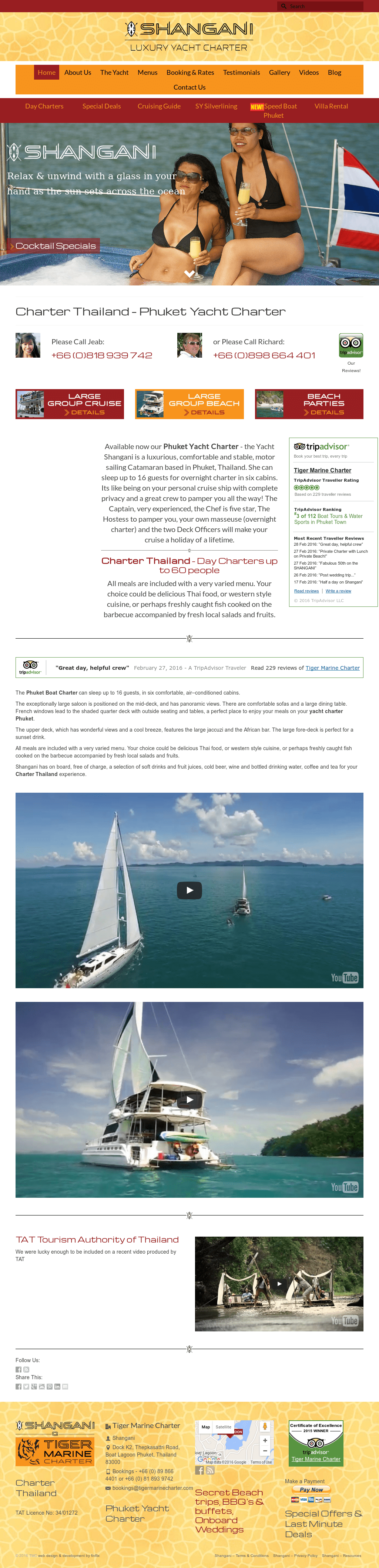 Shangani Yacht Charter Phuket Competitors Revenue And Employees