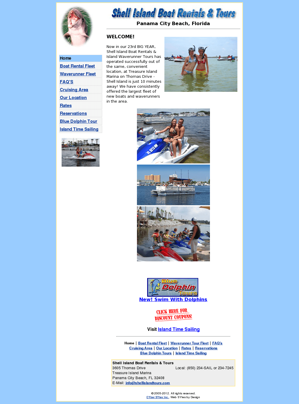 Shell Island Boat Rentals Tours 3605 Thomas Drive Competitors