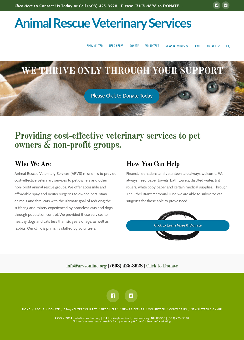 Searching for the #1 vet clinic or animal hospital in londonderry nh? Animal Rescue Veterinary Services Londonderry Nh 03053