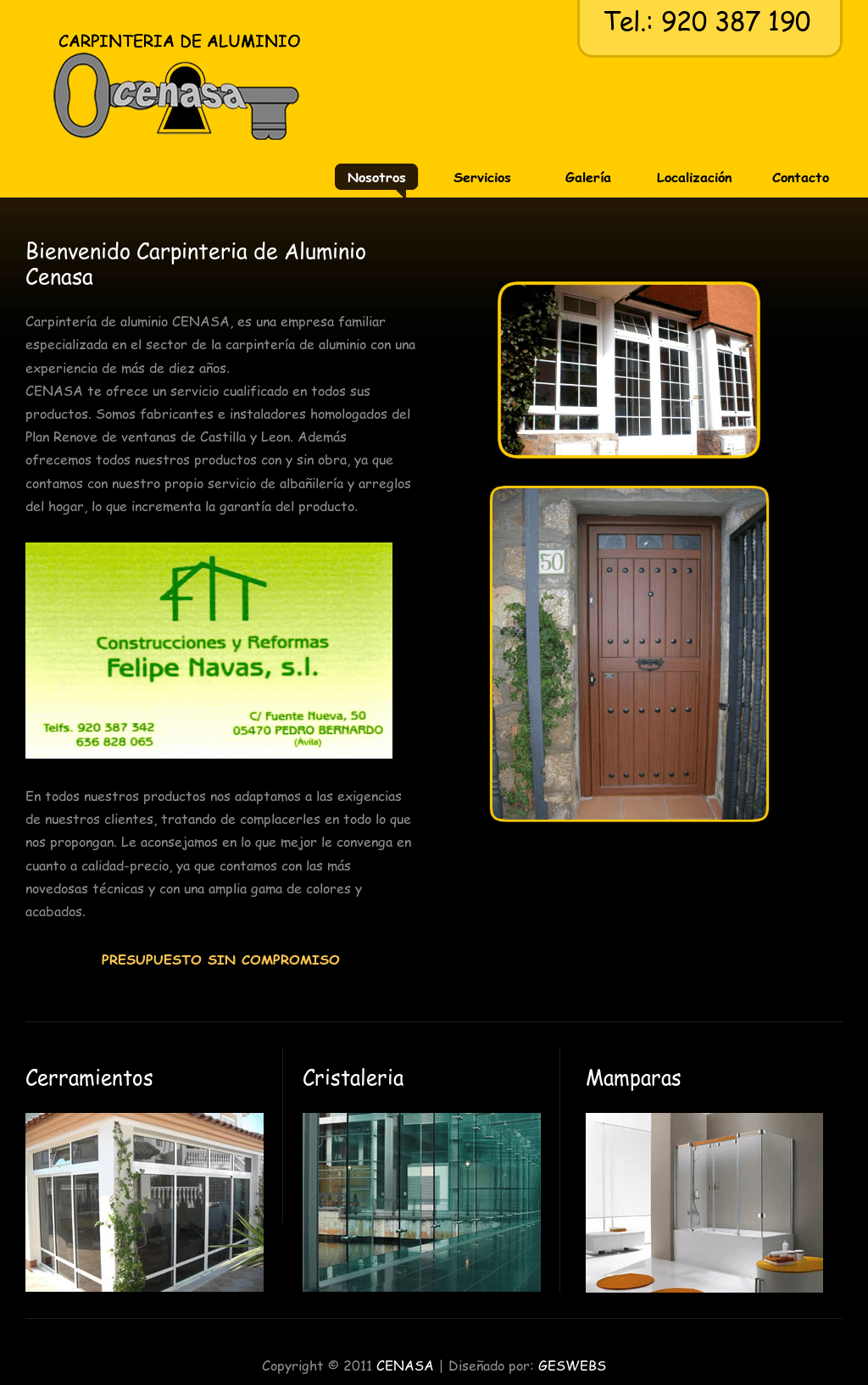 Carpinteria De Aluminio Cenasa Competitors Revenue And