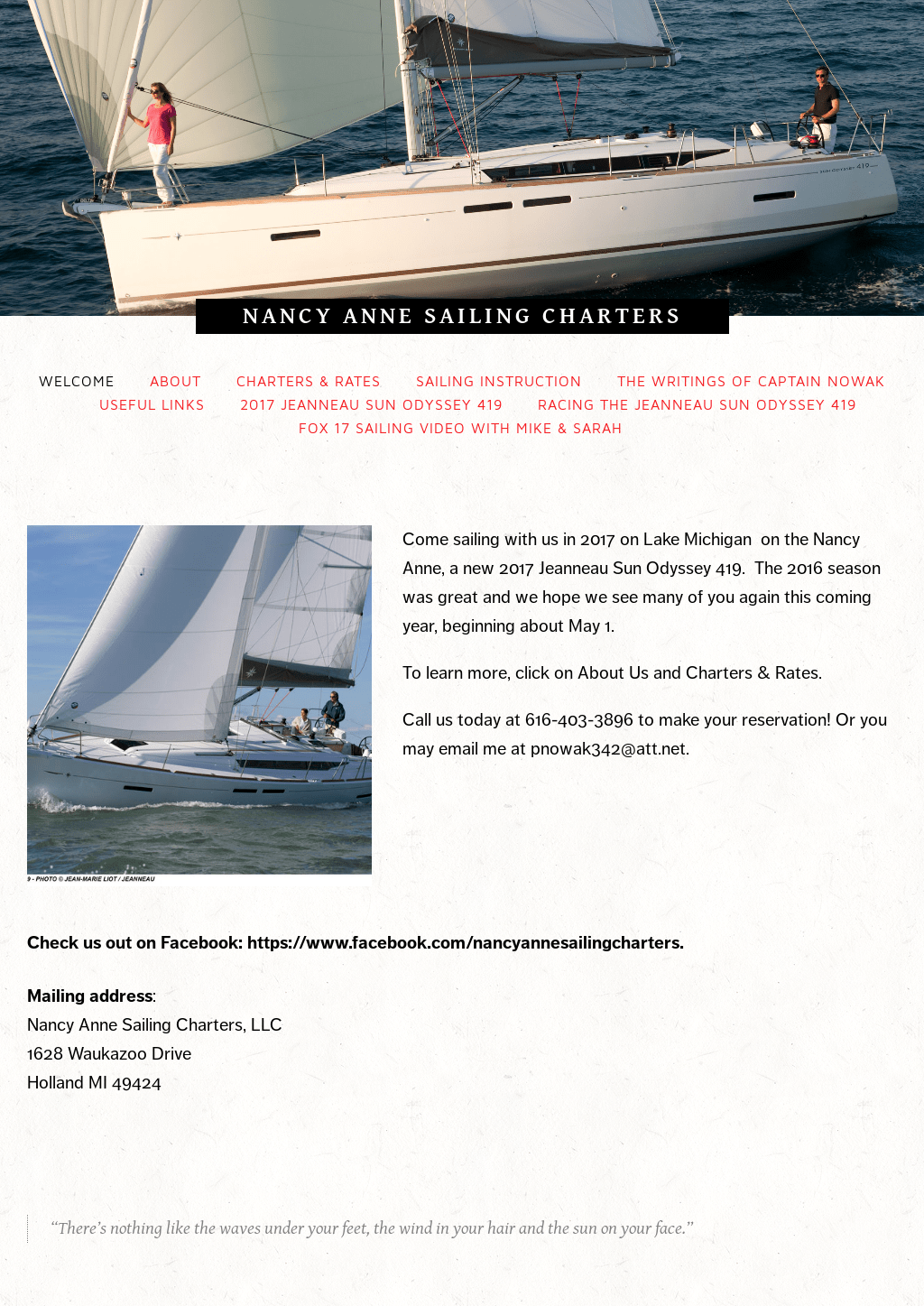 Nancy Anne Sailing Charters Competitors Revenue And Employees