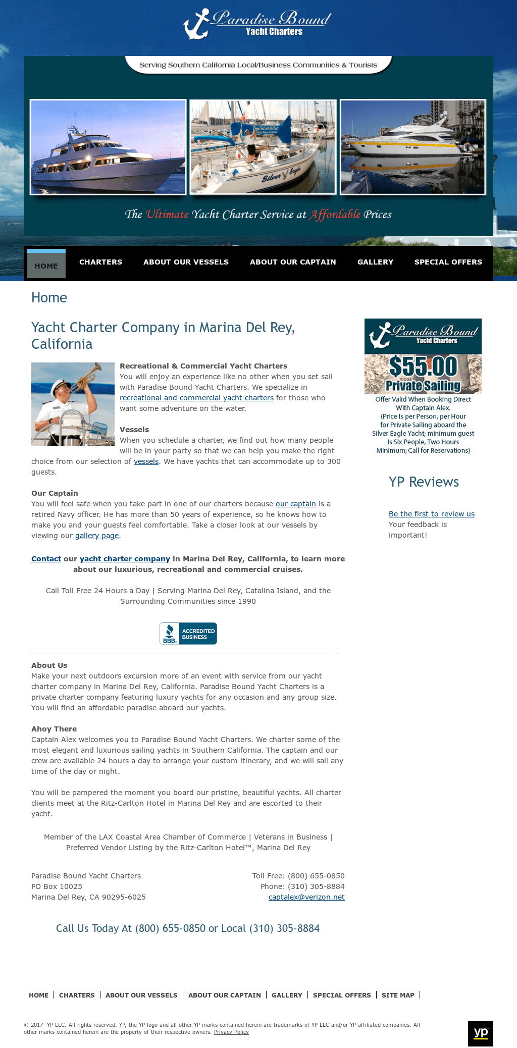 Paradise Bound Yacht Charters Competitors Revenue And Employees