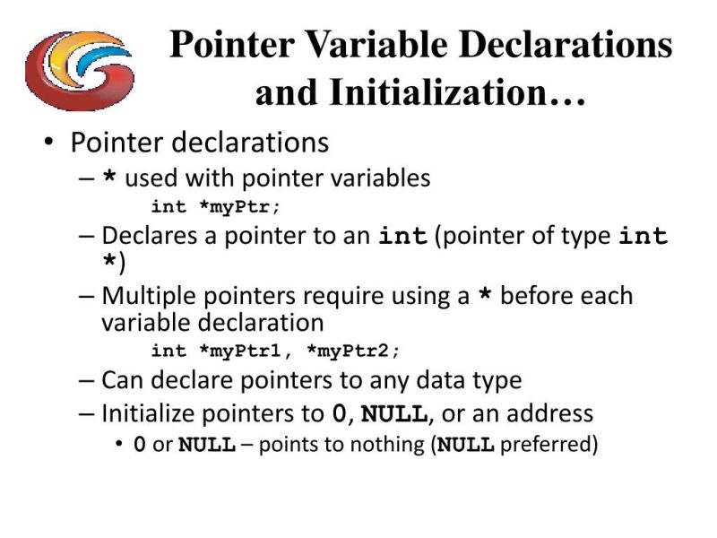 An In Depth Guide To Pointers Explaining Pointer Concepts Declaration Initialization - Download Artistic Gradient Design | High Resolution
