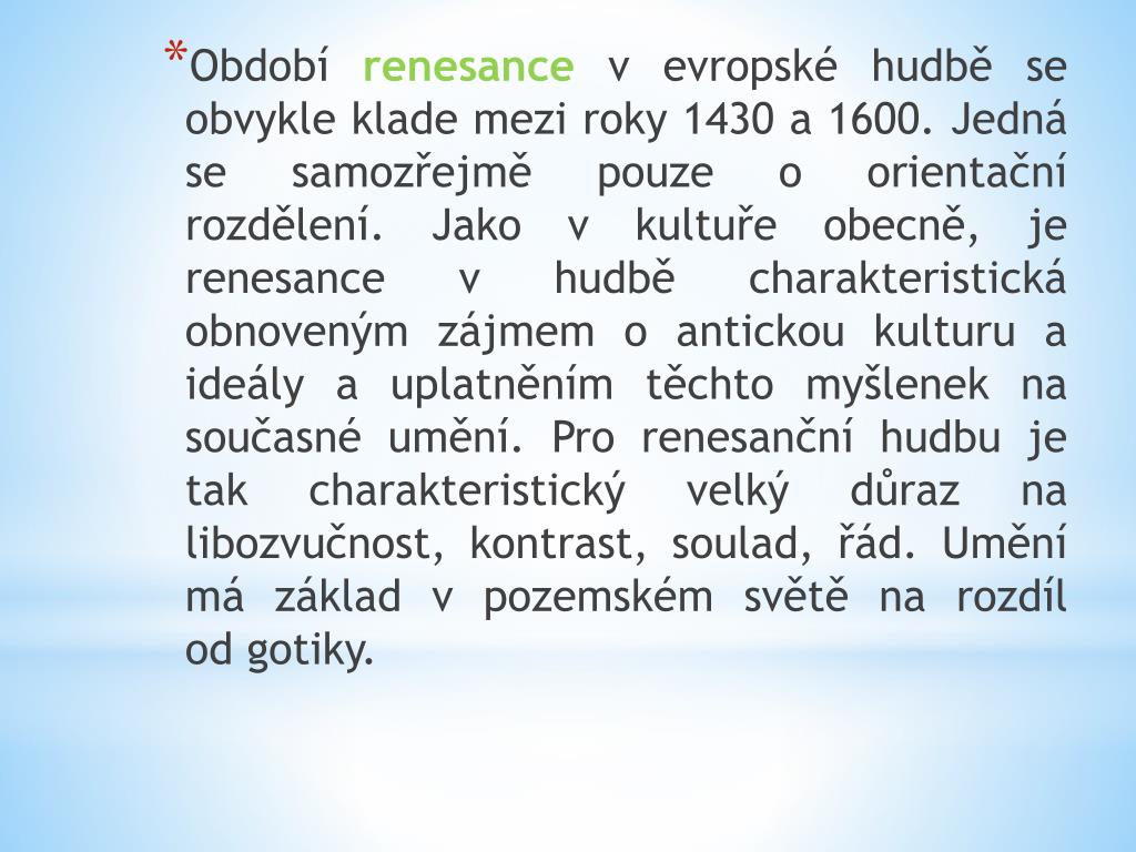 Ppt Renesancni Hudba Powerpoint Presentation Free Download Id 3869589