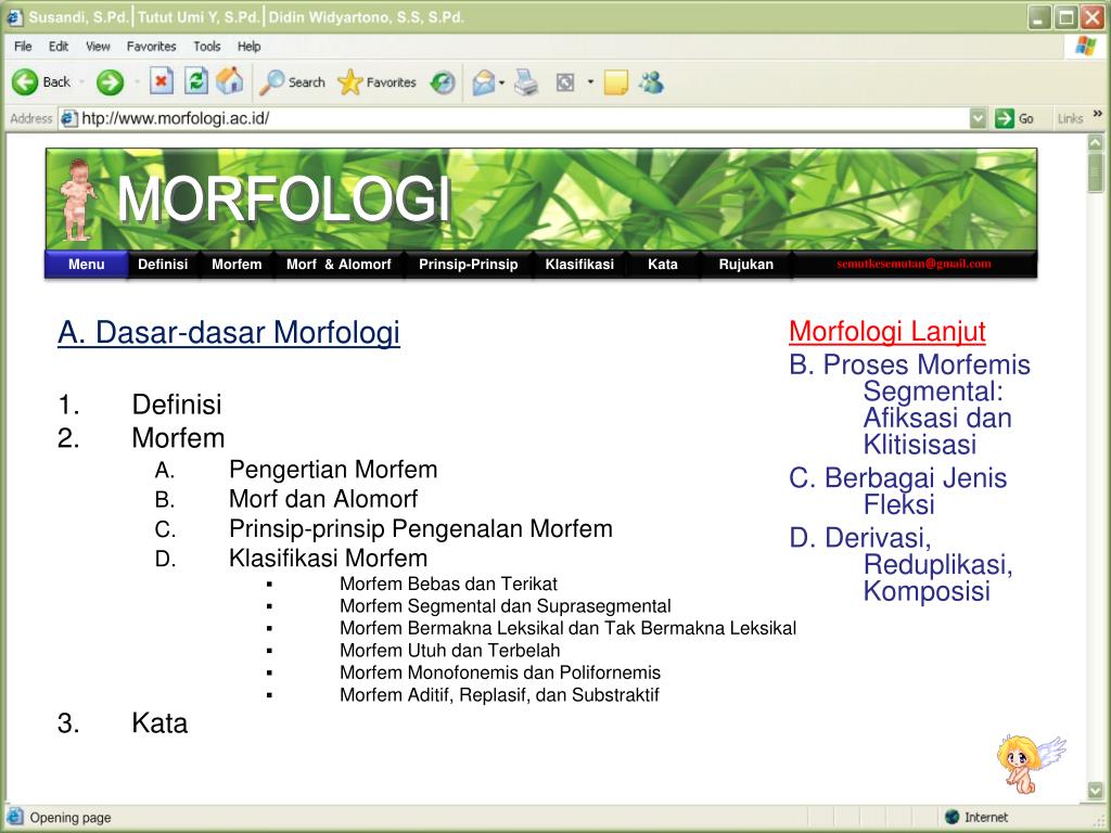 Sementara alomorf sudah dikenal untuk membentuk status morfem. Ppt A Dasar Dasar Morfologi Definisi Morfem Pengertian Morfem Morf Dan Alomorf Powerpoint Presentation Id 3905568