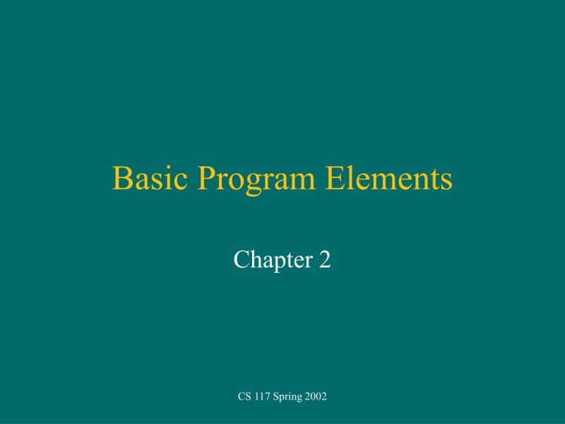 Ppt Basic Program Elements Powerpoint Presentation Free Download - Elegant Abstract Wallpaper - Full HD