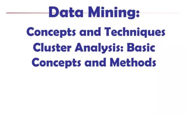 PPT - Data Mining: Concepts And Techniques Cluster Analysis: Basic Concepts And Methods ...