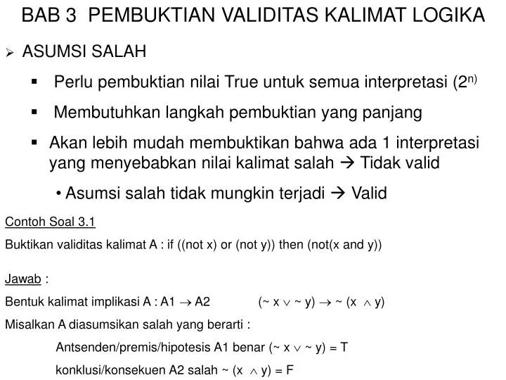 Contoh Soal Logika Matematika Konsep dapat dikuasai apabila ssering berlatih.
